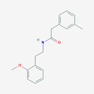 N-[2-(2-methoxyphenyl)ethyl]-2-(3-methylphenyl)acetamide