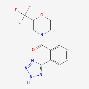 4-[2-(1H-tetrazol-5-yl)benzoyl]-2-(trifluoromethyl)morpholine