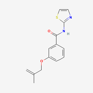 3-[(2-methyl-2-propen-1-yl)oxy]-N-1,3-thiazol-2-ylbenzamide