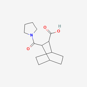 3-(1-pyrrolidinylcarbonyl)bicyclo[2.2.2]octane-2-carboxylic acid