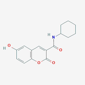 N-cyclohexyl-6-hydroxy-2-oxo-2H-chromene-3-carboxamide