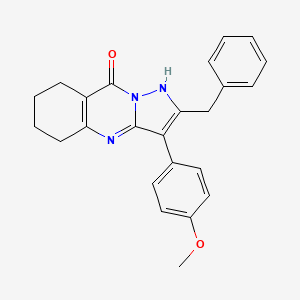 2-benzyl-3-(4-methoxyphenyl)-5,6,7,8-tetrahydropyrazolo[5,1-b]quinazolin-9(4H)-one