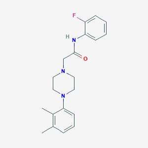 2-[4-(2,3-dimethylphenyl)piperazin-1-yl]-N-(2-fluorophenyl)acetamide