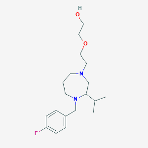 2-{2-[4-(4-fluorobenzyl)-3-isopropyl-1,4-diazepan-1-yl]ethoxy}ethanol