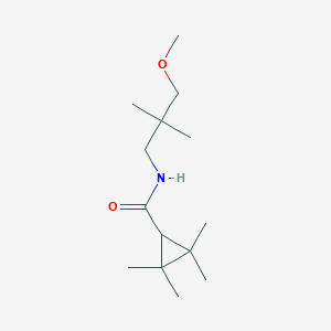 N-(3-methoxy-2,2-dimethylpropyl)-2,2,3,3-tetramethylcyclopropanecarboxamide