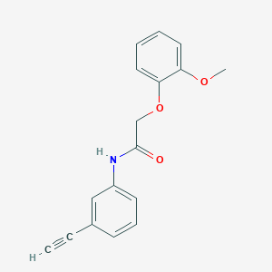 N-(3-ethynylphenyl)-2-(2-methoxyphenoxy)acetamide