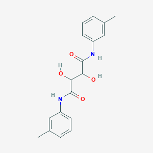 2,3-dihydroxy-N,N'-bis(3-methylphenyl)butanediamide