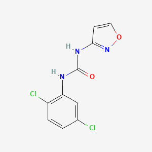 molecular formula C10H7Cl2N3O2 B5336250 1-(2,5-Dichlorophenyl)-3-(1,2-oxazol-3-yl)urea 