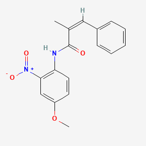 (Z)-N-(4-METHOXY-2-NITROPHENYL)-2-METHYL-3-PHENYL-2-PROPENAMIDE