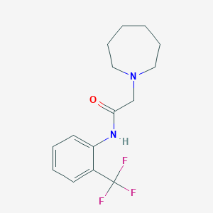 2-(azepan-1-yl)-N-[2-(trifluoromethyl)phenyl]acetamide