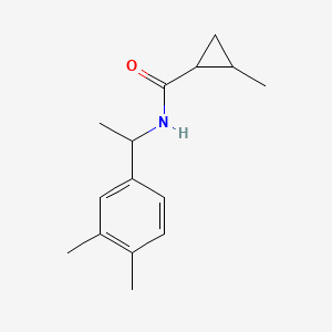 N-[1-(3,4-dimethylphenyl)ethyl]-2-methylcyclopropanecarboxamide