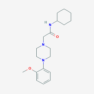 N-cyclohexyl-2-[4-(2-methoxyphenyl)piperazin-1-yl]acetamide