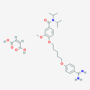 molecular formula C30H41N3O8 B533693 Moxilubant maleate CAS No. 147398-01-4