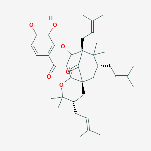 molecular formula C39H52O6 B533695 14-methoxy IG (isogarcinol) 