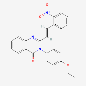 3-(4-ethoxyphenyl)-2-[2-(2-nitrophenyl)vinyl]-4(3H)-quinazolinone