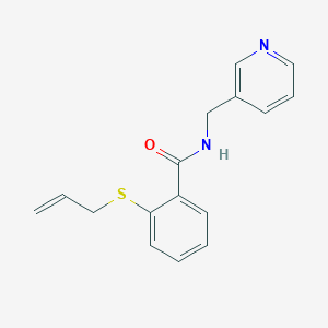 2-(allylthio)-N-(3-pyridinylmethyl)benzamide