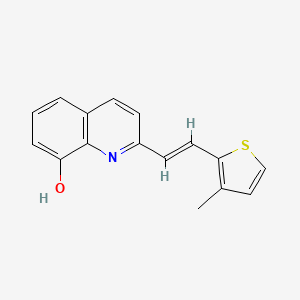 2-[2-(3-methyl-2-thienyl)vinyl]-8-quinolinol