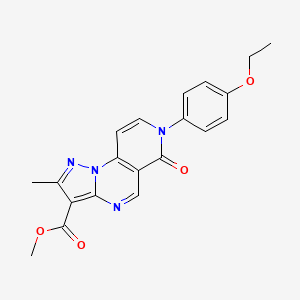 methyl 7-(4-ethoxyphenyl)-2-methyl-6-oxo-6,7-dihydropyrazolo[1,5-a]pyrido[3,4-e]pyrimidine-3-carboxylate