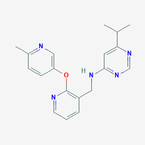 6-isopropyl-N-({2-[(6-methylpyridin-3-yl)oxy]pyridin-3-yl}methyl)pyrimidin-4-amine