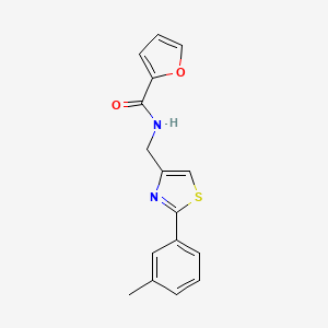 N-{[2-(3-methylphenyl)-1,3-thiazol-4-yl]methyl}-2-furamide