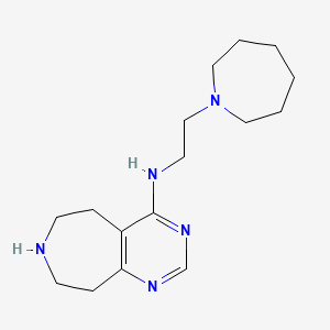 N-[2-(1-azepanyl)ethyl]-6,7,8,9-tetrahydro-5H-pyrimido[4,5-d]azepin-4-amine dihydrochloride