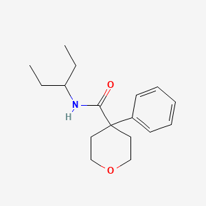 N-(1-ethylpropyl)-4-phenyltetrahydro-2H-pyran-4-carboxamide