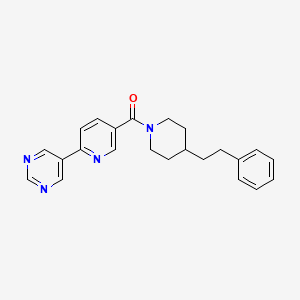 5-(5-{[4-(2-phenylethyl)piperidin-1-yl]carbonyl}pyridin-2-yl)pyrimidine