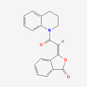 3-[2-(3,4-dihydro-1(2H)-quinolinyl)-2-oxoethylidene]-2-benzofuran-1(3H)-one