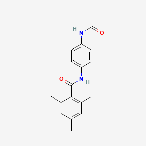 N-(4-acetamidophenyl)-2,4,6-trimethylbenzamide