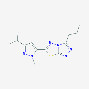 6-(3-isopropyl-1-methyl-1H-pyrazol-5-yl)-3-propyl[1,2,4]triazolo[3,4-b][1,3,4]thiadiazole