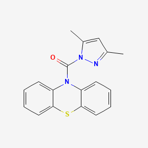 (3,5-dimethyl-1H-pyrazol-1-yl)(10H-phenothiazin-10-yl)methanone