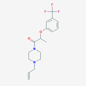 1-(4-ALLYLPIPERAZINO)-2-[3-(TRIFLUOROMETHYL)PHENOXY]-1-PROPANONE