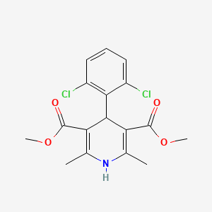 dimethyl 4-(2,6-dichlorophenyl)-2,6-dimethyl-1,4-dihydro-3,5-pyridinedicarboxylate