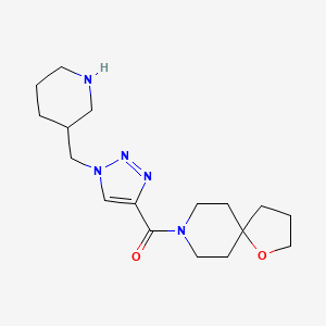 8-{[1-(3-piperidinylmethyl)-1H-1,2,3-triazol-4-yl]carbonyl}-1-oxa-8-azaspiro[4.5]decane