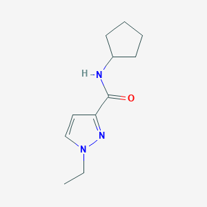 N-cyclopentyl-1-ethyl-1H-pyrazole-3-carboxamide