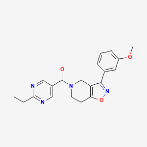 5-[(2-ethylpyrimidin-5-yl)carbonyl]-3-(3-methoxyphenyl)-4,5,6,7-tetrahydroisoxazolo[4,5-c]pyridine