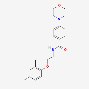 N-[2-(2,4-dimethylphenoxy)ethyl]-4-(4-morpholinyl)benzamide