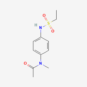 N-{4-[(ethylsulfonyl)amino]phenyl}-N-methylacetamide