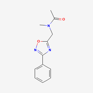 N-methyl-N-[(3-phenyl-1,2,4-oxadiazol-5-yl)methyl]acetamide