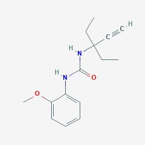 1-(3-Ethylpent-1-yn-3-yl)-3-(2-methoxyphenyl)urea