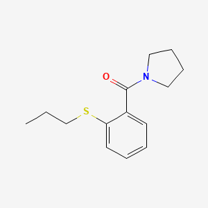 1-[2-(propylthio)benzoyl]pyrrolidine