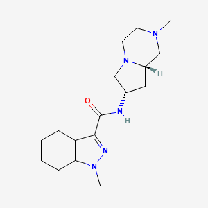 1-methyl-N-[(7S,8aS)-2-methyloctahydropyrrolo[1,2-a]pyrazin-7-yl]-4,5,6,7-tetrahydro-1H-indazole-3-carboxamide