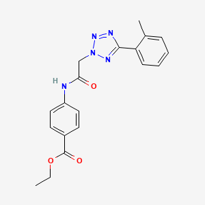 ethyl 4-({[5-(2-methylphenyl)-2H-tetrazol-2-yl]acetyl}amino)benzoate