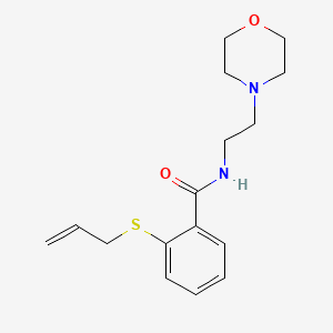 2-(allylthio)-N-[2-(4-morpholinyl)ethyl]benzamide