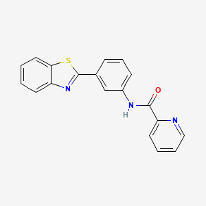 N-(3-(benzo[d]thiazol-2-yl)phenyl)picolinamide