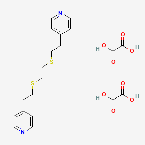 molecular formula C20H24N2O8S2 B5339130 Oxalic acid;4-[2-[2-(2-pyridin-4-ylethylsulfanyl)ethylsulfanyl]ethyl]pyridine 