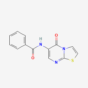 N-(5-oxo-5H-[1,3]thiazolo[3,2-a]pyrimidin-6-yl)benzamide