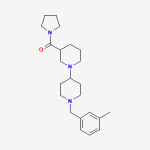 1'-(3-methylbenzyl)-3-(pyrrolidin-1-ylcarbonyl)-1,4'-bipiperidine