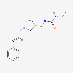 N-ethyl-N'-({1-[(2E)-3-phenylprop-2-en-1-yl]pyrrolidin-3-yl}methyl)urea