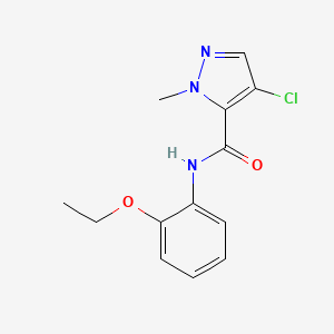 4-chloro-N-(2-ethoxyphenyl)-1-methyl-1H-pyrazole-5-carboxamide